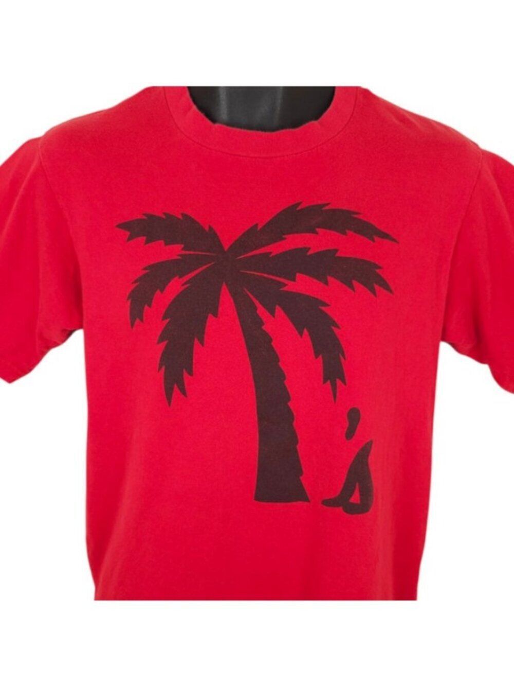 BLVD Supply T Shirt Mens Size Medium Red Palm Trees Soulja Boy Streetwear